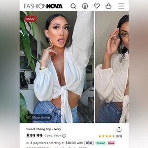 Sweet Thang top Fashionnova